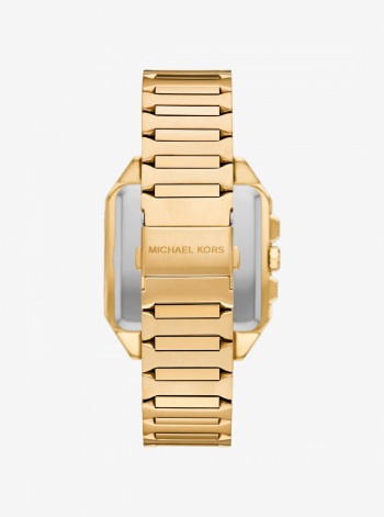 Michael Kors Hayes Oversized Gold-Tone Sport Watch