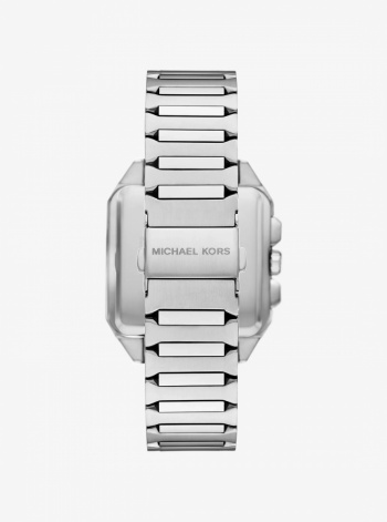 Michael Kors Hayes Oversized Silver-Tone Sport Watch