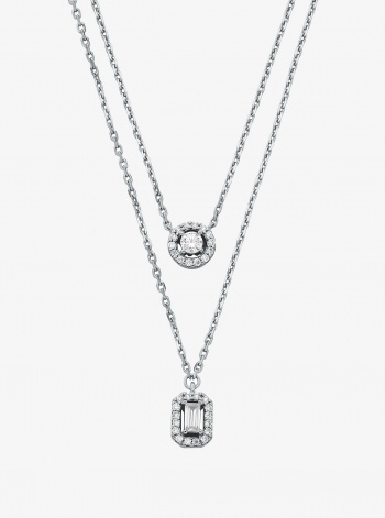 Michael Kors Precious Metal-Plated Double Layered Necklace