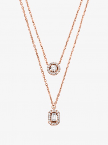 Michael Kors Precious Metal-Plated Double Layered Necklace