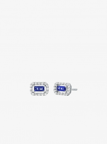 Michael Kors Precious Metal-Plated Sterling Silver Pavé Halo Stud Earrings