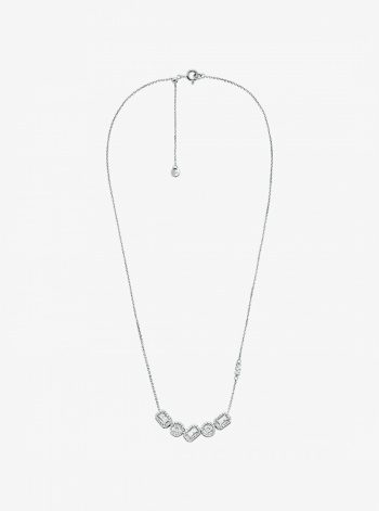 Michael Kors Precious Metal-Plated Sterling Silver Pavé Necklace