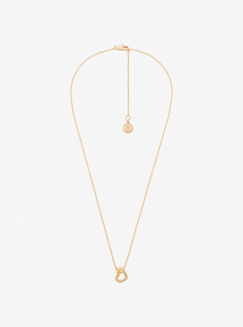 Knotted Heart Necklace and Earrings Gift Set