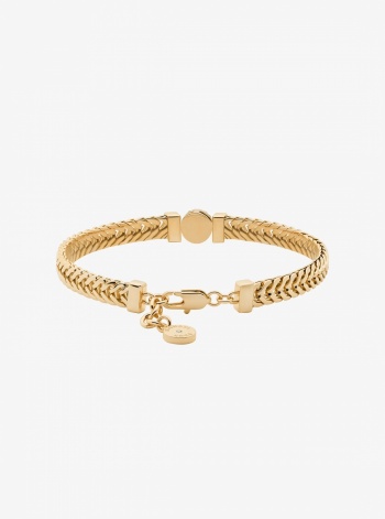 Pavé Logo Foxtail Chain Bracelet
