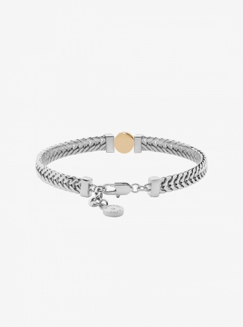 Pavé Logo Foxtail Chain Bracelet
