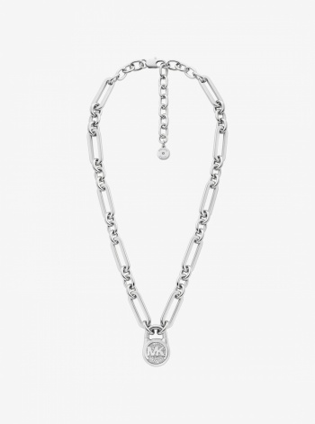 Pavé Lock Necklace