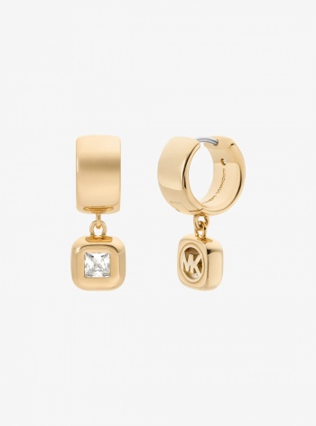 Cubic Zirconia Huggie Earrings