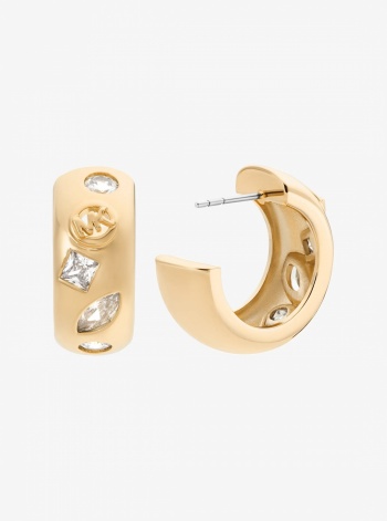 Cubic Zirconia Huggie Earrings