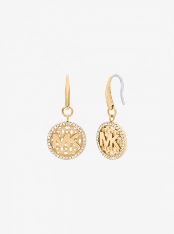 Pavé Logo Charm Earrings