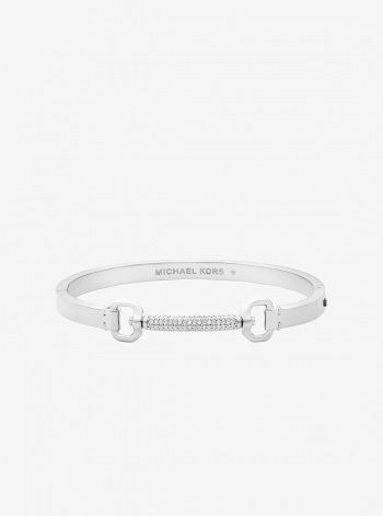 Pavé Horsebit Bangle