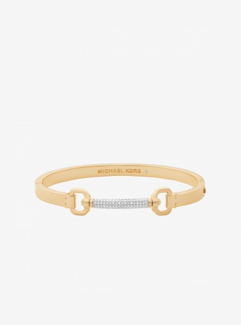 Pavé Horsebit Bangle