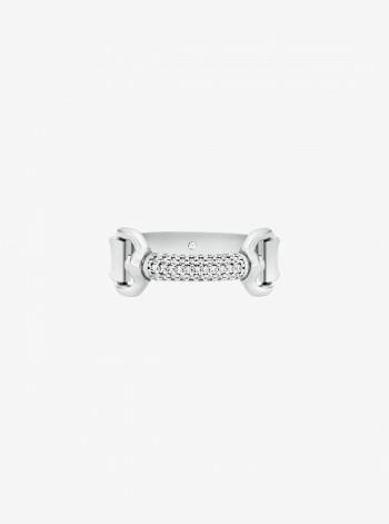 Pavé Horsebit Ring