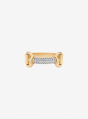 Pavé Horsebit Ring