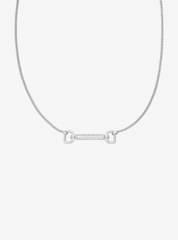 Pavé Horsebit Necklace