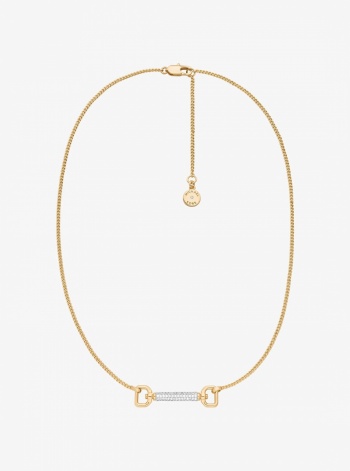 Pavé Horsebit Necklace