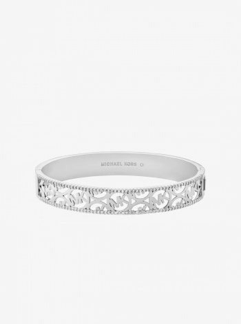 Perforated Logo Bangle