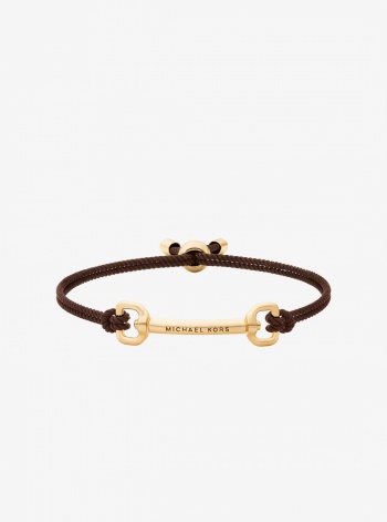 Horsebit Corded Slider Bracelet
