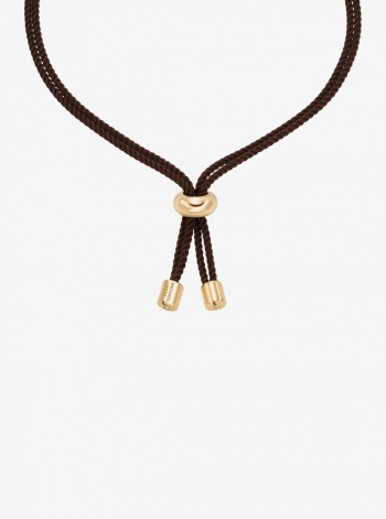 Horsebit Corded Slider Bracelet