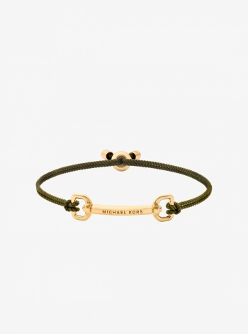 Horsebit Corded Slider Bracelet