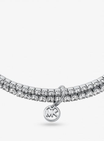 Michael Kors Precious Metal-Plated Brass Double Wrap Tennis Bracelet