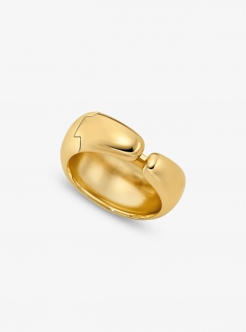 Michael Kors Large Precious Metal-Plated Brass Bubble Cuff