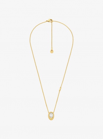 Michael Kors Cubic Zirconia Pendant Necklace