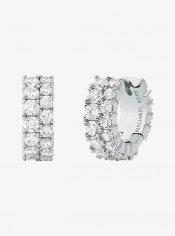 Michael Kors Double Pavé Huggie Earrings