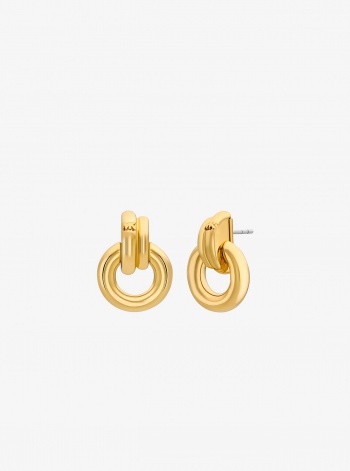 Michael Kors Interlocking Hoop Earrings