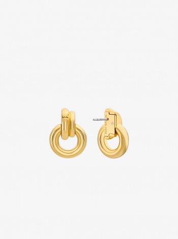 Michael Kors Interlocking Hoop Earrings