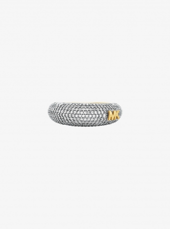 Michael Kors Pavé Two-Tone Dome Ring