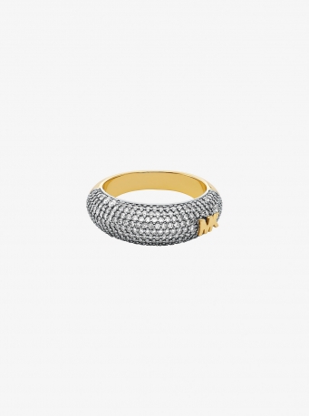 Michael Kors Pavé Two-Tone Dome Ring