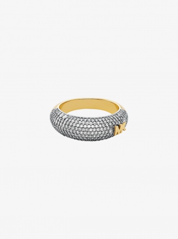 Michael Kors Pavé Two-Tone Dome Ring