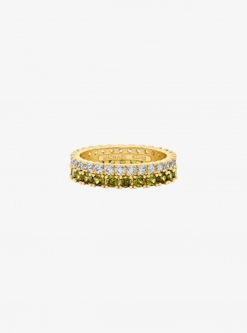 Michael Kors Two-Tone Double Pavé Ring
