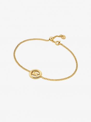 Michael Kors Logo Charm Slider Bracelet