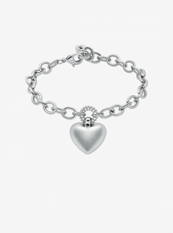 Michael Kors Pavé Puffy Heart Pendant Bracelet