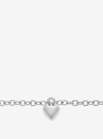 Michael Kors Pavé Puffy Heart Pendant Bracelet