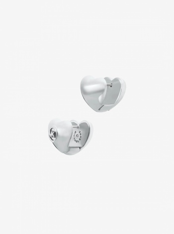 Michael Kors Puffy Heart Huggie Earrings