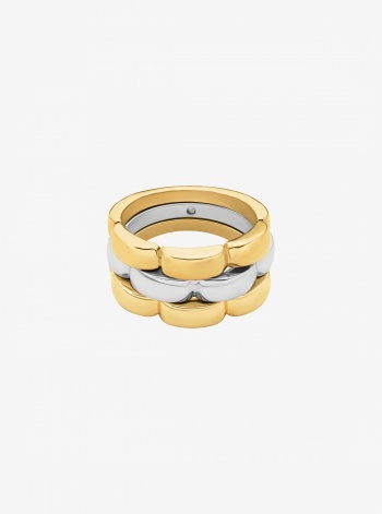Michael Kors Two-Tone 3-Link Ring