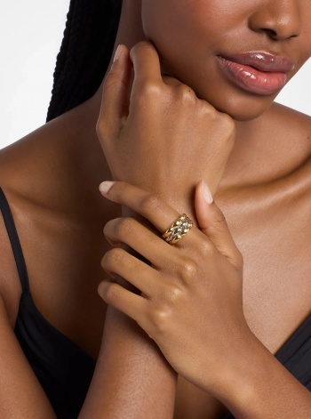 Michael Kors Two-Tone 3-Link Ring
