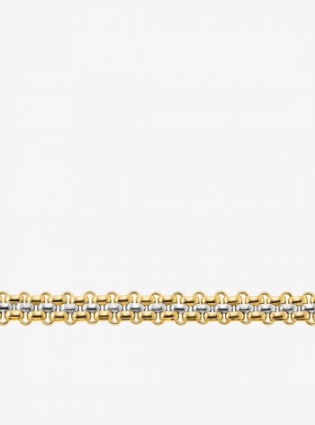 Michael Kors Two-Tone 3-Link Necklace