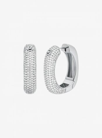 Michael Kors Pavé Square Hoop Earrings