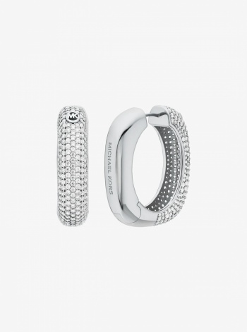 Michael Kors Pavé Square Hoop Earrings