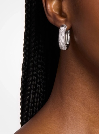 Michael Kors Pavé Square Hoop Earrings