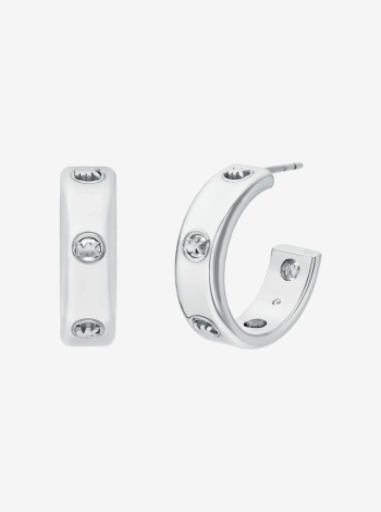 Michael Kors Logo Huggie Earrings