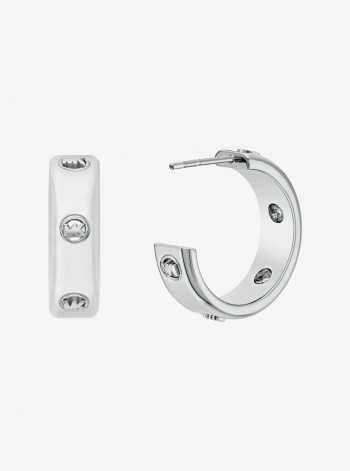 Michael Kors Logo Huggie Earrings
