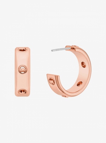 Michael Kors Logo Huggie Earrings