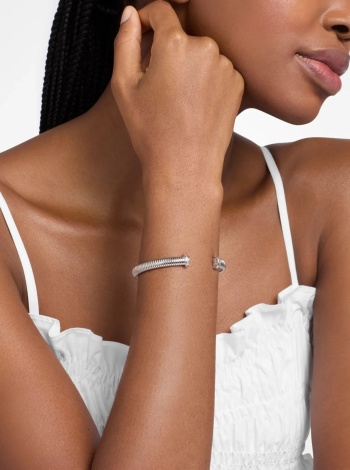 Michael Kors Ribbon Flex Pavé Cuff