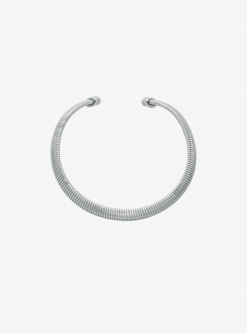 Michael Kors Precious Metal-Plated Brass Pavé Collar Necklace