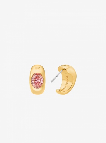 Michael Kors Cubic Zirconia Huggie Hoop Earrings