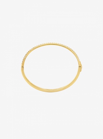 Michael Kors Pavé Two-Tone Fluted Bangle